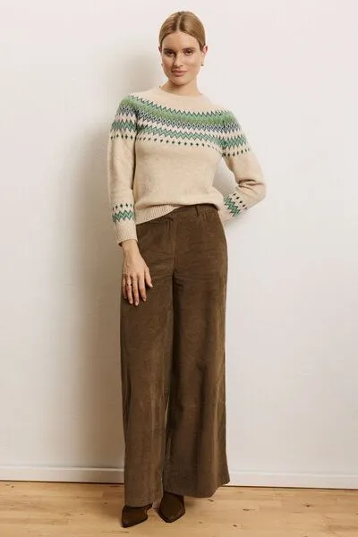 TRANQUILLO TRANQUILLO Cordhose Paolaa aus GOTS-Bio-Baumwolle
