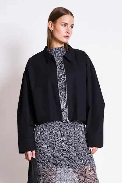 JAN N JUNE JAN 'N JUNE Damen vegan Hemdjacke Papilio