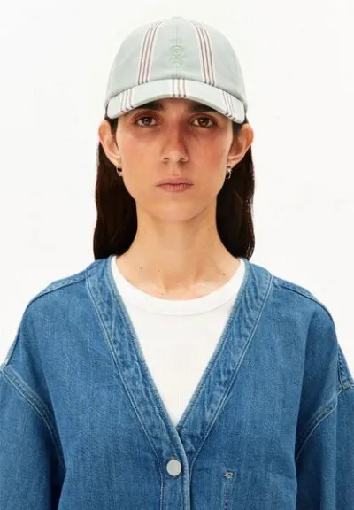 ARMEDANGELS ARMEDANGELS YENAAS STRIPES Unisex Kappe aus 100% Bio-Baumwolle