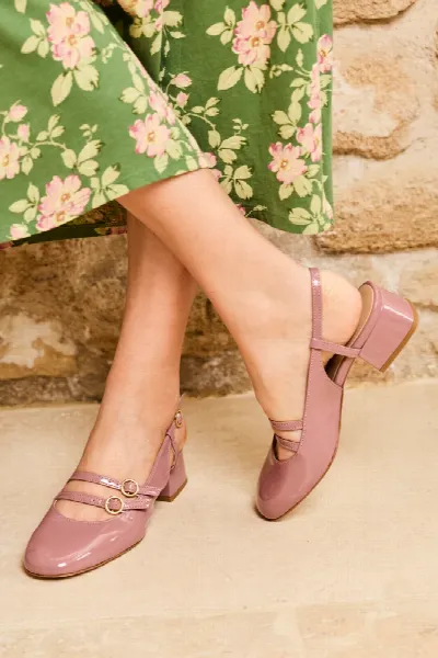 Minuit Sur Terre Minuit Sur Terre Damen vegan Sandalen Harmonie Ballet Pink