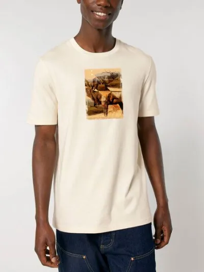 Human Family Human Family Bio Unisex Rundhals T-Shirt Wilderness