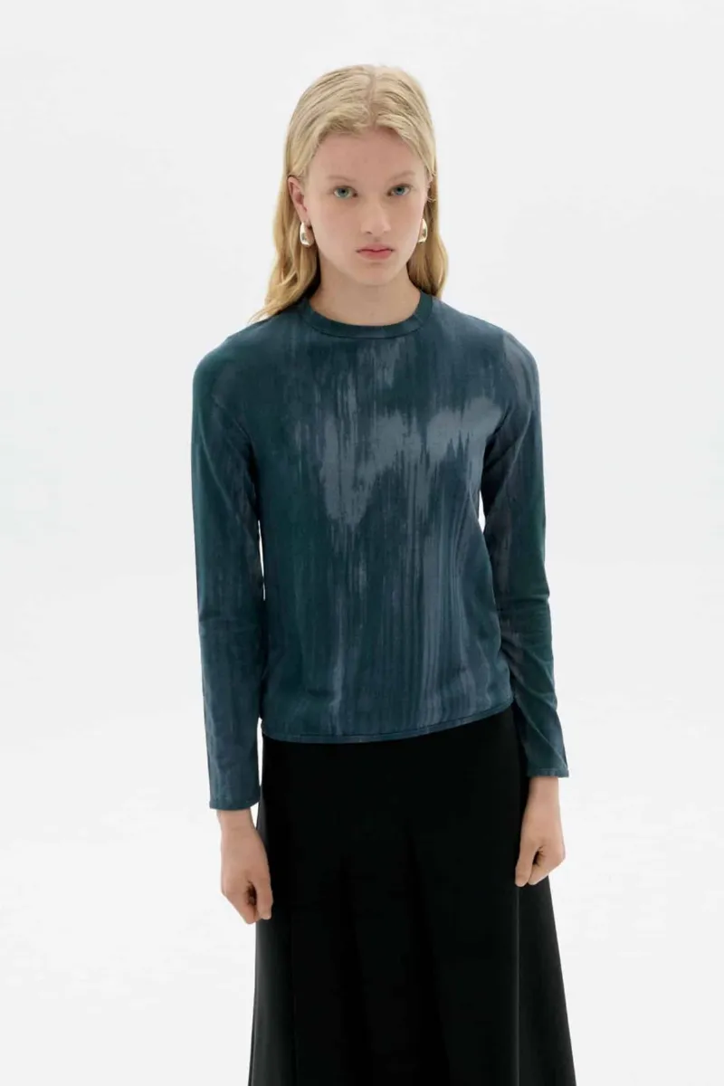 Thinking MU Longsleeve Brisa Ombre Blau