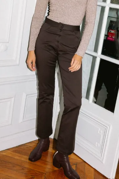 Avani Avani Damen vegan Hose Avena Braun