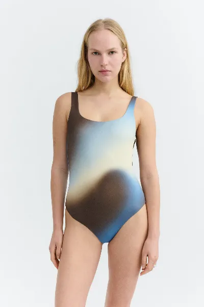 thinking mu Thinking MU Damen vegan Badeanzug Amalfi Glas