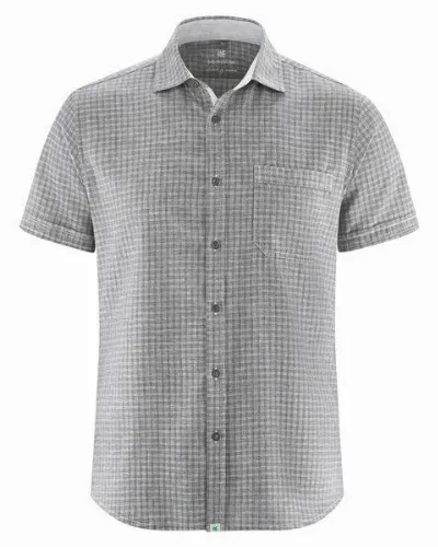 HempAge Hempage Herren Sommer Shirt Hanf Bio Baumwolle