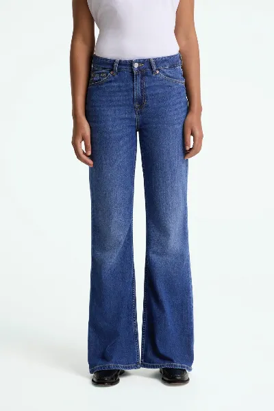 Kings Of Indigo Kings of Indigo Damen vegan Jeans Kukiko Mid Washed