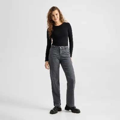 DAWN COSMA Flared Soft Denim