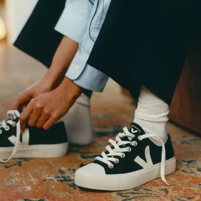 Veja Veja Sneaker Damen Vegan - Wata II Low Canvas