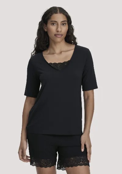 hessnatur hessnatur Damen T-Shirt PURE SENSE LACE aus TENCEL™ Modal