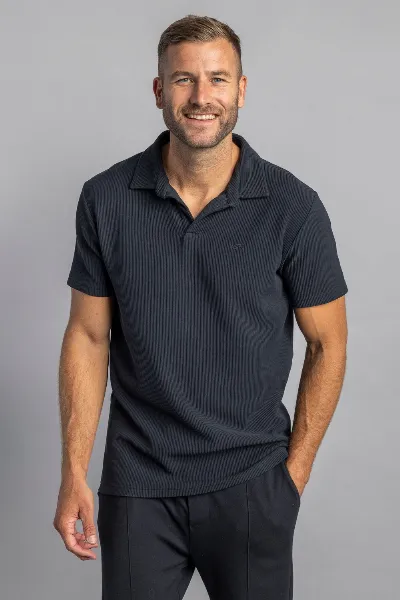 DIRTS DIRTS Herren vegan Poloshirt Ottoman Ash