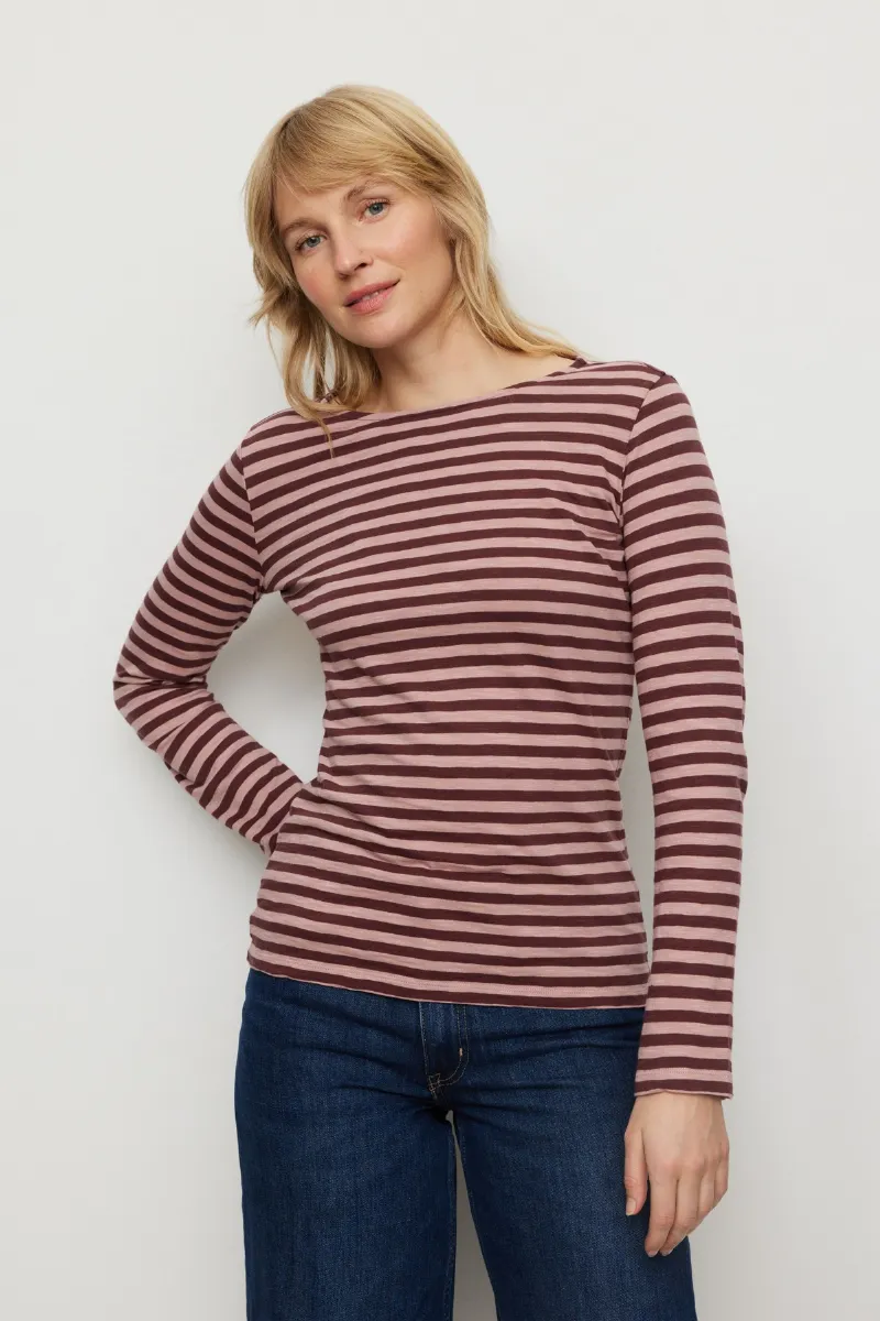 recolution Longsleeve Iris Stripes Rosa