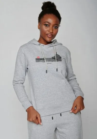 GreenBomb GREENBOMB Nature Lighthouse Chipper - Gemütlicher Hoodie aus Bio-Baumwolle / hochwertiger Print / GOTS / Fair & Vegan