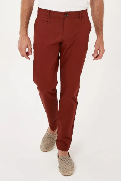 ORGANICATION ORGANICATION Herren vegan Chino Hose Bruin