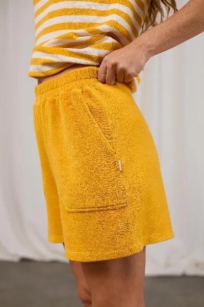 TWOTHIRDS TWOTHIRDS Damen vegan Shorts Waimalu Gelb