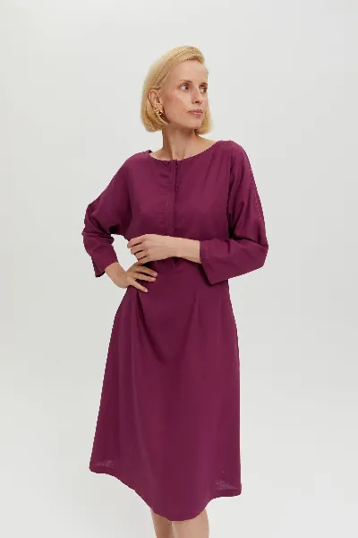 AYANI AYANI Damen vegan Kleid Lusin Lila