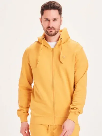KnowledgeCotton Apparel KnowledgeCotton Apparel Sweatjacke - Zip hood basic badge sweat- aus Biobaumwolle