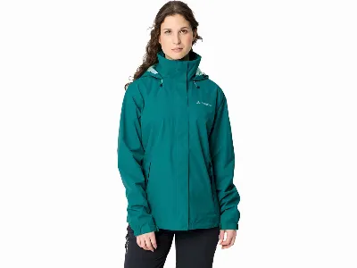 Vaude VAUDE Damen-Outdoorjacke Escape Light Jacket mit separatem Kragen, fjord green,