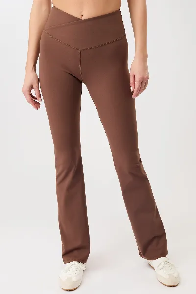 mandala MANDALA Damen vegan Sporthose Flared Wilderness