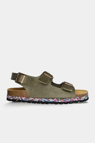Nuoceans Nuoceans Herren vegan Sandalen Mossy Khaki