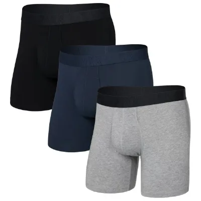 Saxx Saxx - Droptemp Cooling Cotton Boxer Brief Fly 3-Pack - Alltagsunterwäsche
