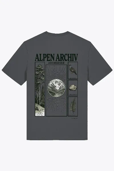 GREEN SHIRTS Alpen Archiv Ammersee T-Shirt für Männer