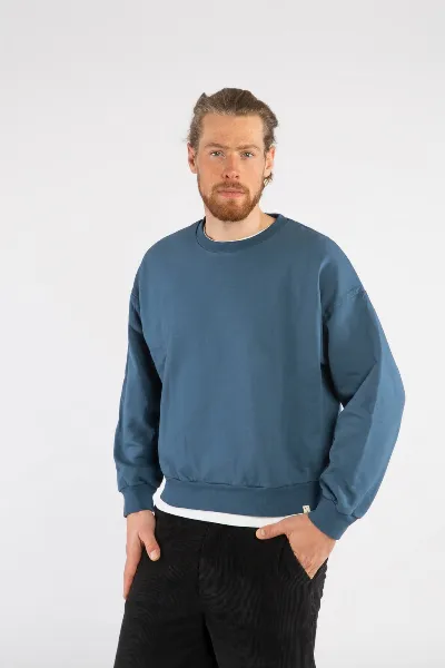 MATONA MATONA Herren vegan Sweatshirt Segel Blau