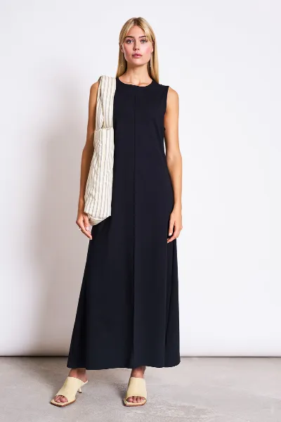 JAN N JUNE JAN 'N JUNE Damen vegan Maxikleid Ã„rmelloses Calia