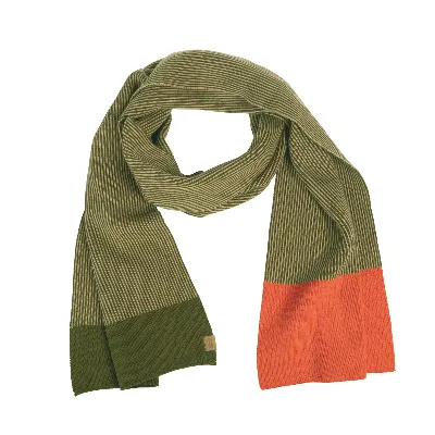 Living Crafts LIVING CRAFTS - Herren Schal - Grün