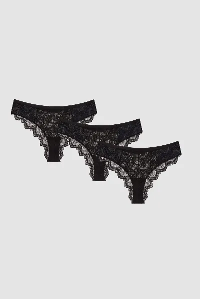 Understatement Understatement Damen vegan Multipack 3x Slips Cheeky Lace
