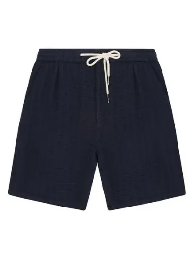 KnowledgeCotton Apparel KnowledgeCotton Apparel Lockere Shorts FIG mit Strucktur aus Bio-Baumwolle