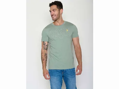 GreenBomb GREENBOMB Bio-Herren-T-Shirt Lifestyle Boulderer mit Rundhalsausschnitt, soft sage,