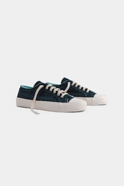 Bamburista Bamburista Herren vegan Sneaker Grasshopper Low Dunkelblau