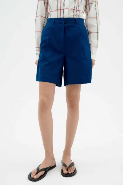 thinking mu Thinking MU Damen vegan Kurze Hose Lia Blue