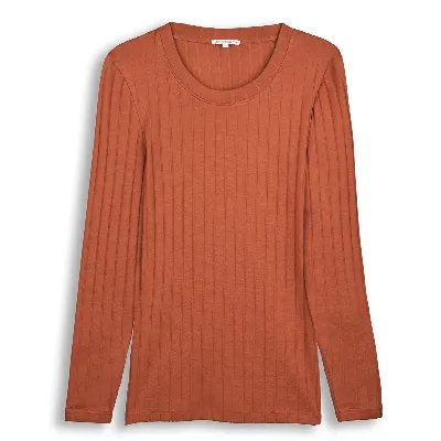 Living Crafts LIVING CRAFTS - Damen Langarm-Shirt - Rot