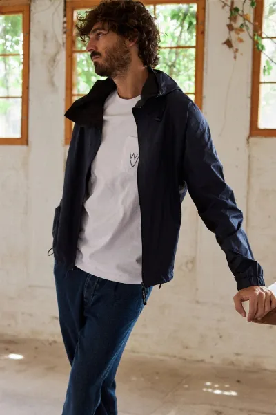 TWOTHIRDS TWOTHIRDS Herren vegan Jacke Aldabra Navy