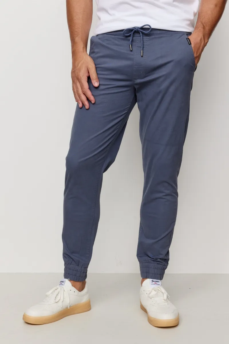 recolution Recolution Herren vegan Jogginghose Chino Taubenblau