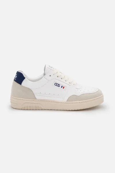 COG COG Herren vegan Sneaker Able WeiÃŸ/ Beige/ Blau Marine