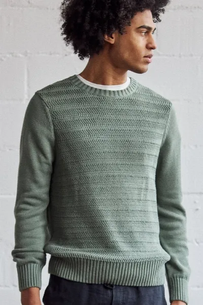 TWOTHIRDS TWOTHIRDS Herren vegan Sweater Labiko Duck Green