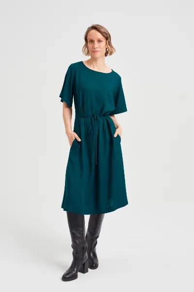 AYANI AYANI Damen vegan Kleid Nika Deep