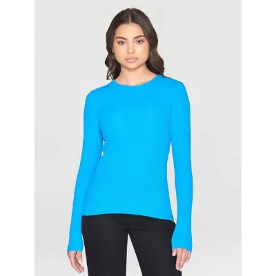 KnowledgeCotton Apparel KnowledgeCotton Apparel Langarmshirt - Rib Scoop neck long sleeved - aus Bio-Baumwolle