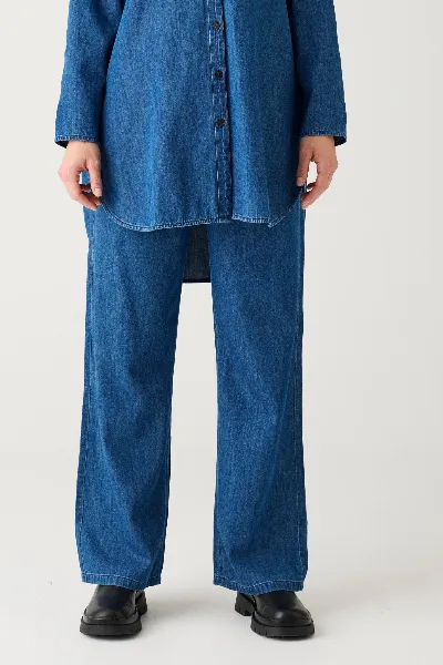 KnowledgeCotton Apparel KnowledgeCotton Apparel Damen vegan Hose Denim Posey