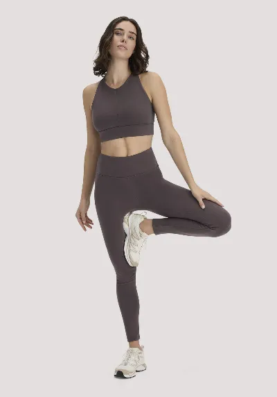 hessnatur hessnatur Loungewear Leggings High Waist ACTIVE COMFORT aus Bio-Baumwolle - braun