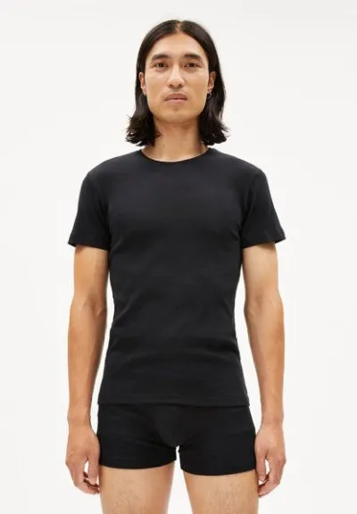 ARMEDANGELS ARMEDANGELS HELMAAR RIB Herren Ripp-T-Shirt aus Bio-Baumwoll Mix