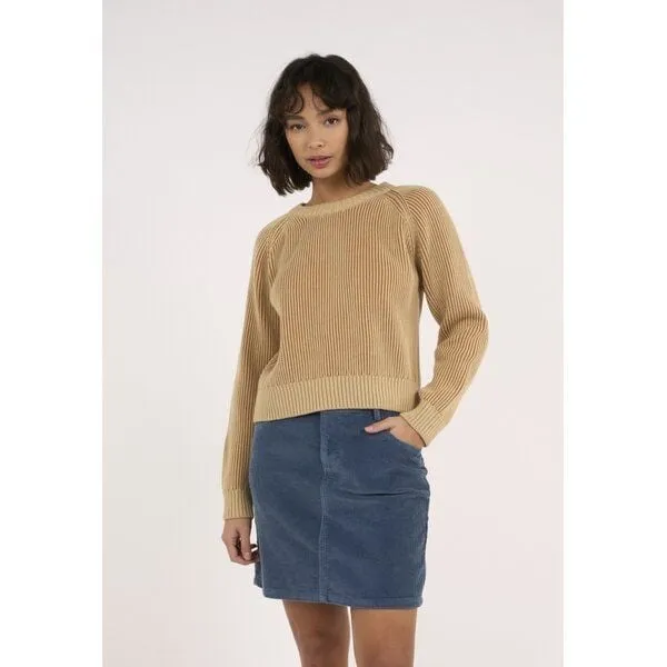 KnowledgeCotton Apparel KnowledgeCotton Apparel Strick-Pullover TWO TONED CREW NECK aus Bio-Baumwolle