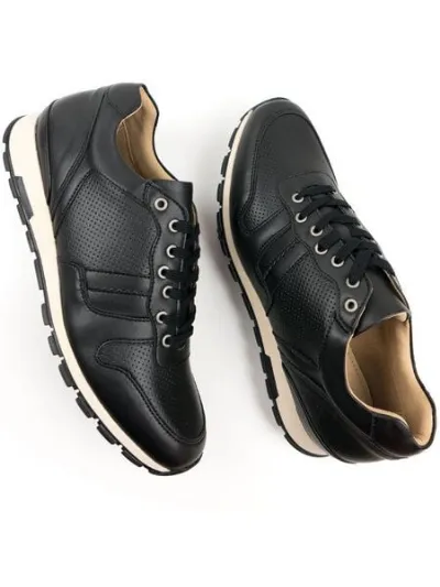 Will's Vegan Shop Will's Vegan Shop Milan Trainers Schwarz Herren
