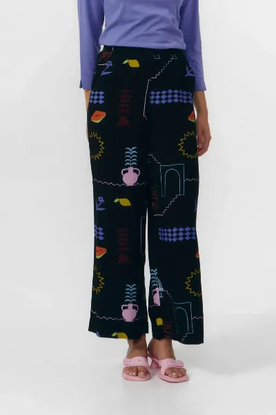 SUITE13LAB SUITE13LAB Damen vegan Hose Hatta Holiday