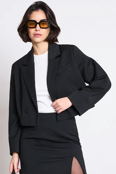 JAN N JUNE JAN 'N JUNE Damen vegan Cropped Blazer Tulia