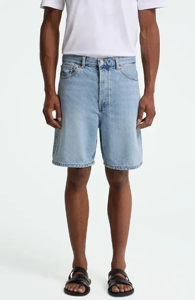 Kings Of Indigo Kings of Indigo Herren vegan Shorts Denim Adelio Blau Reef