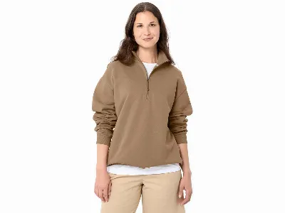 Vaude VAUDE Bio-Damen-Half-Zip-Pullover Redmont weit geschnitten, oat,