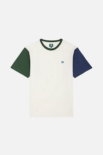 Trendsplant Trendsplant Organic Color Block T-Shirt Natural